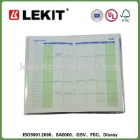 Clear cover offset printing day planner