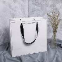 Large Size Luxury Clothes Packaging Paper Bag Shopping Bag Packaging Gift Wrap Bags