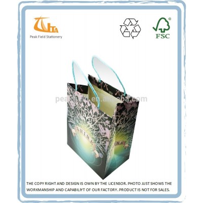 Promotional cute small packaging paper shopping bag